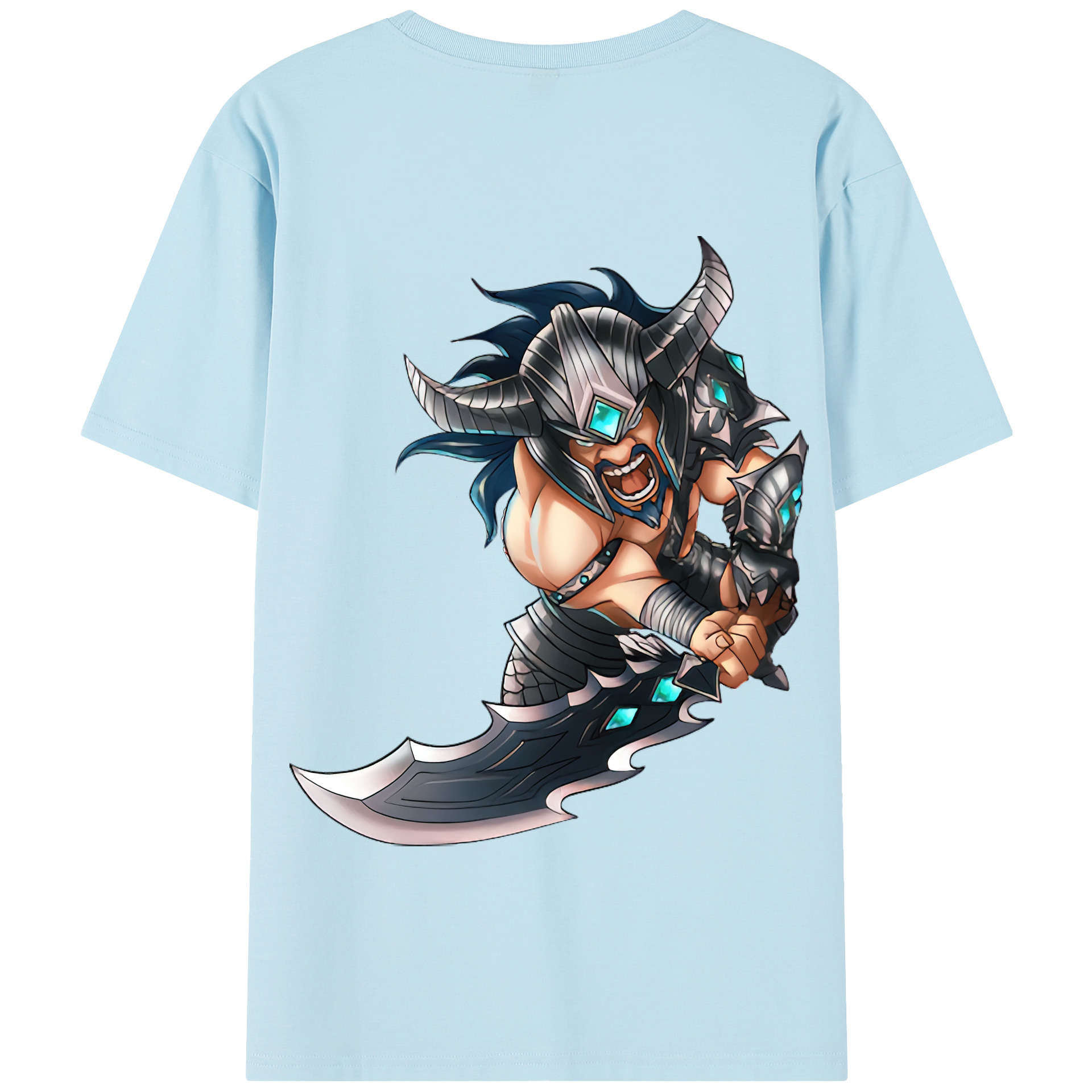 リーグ・オブ・レジェンド League of Legends LOL 綿100％半袖Tシャツ（背面プリント）